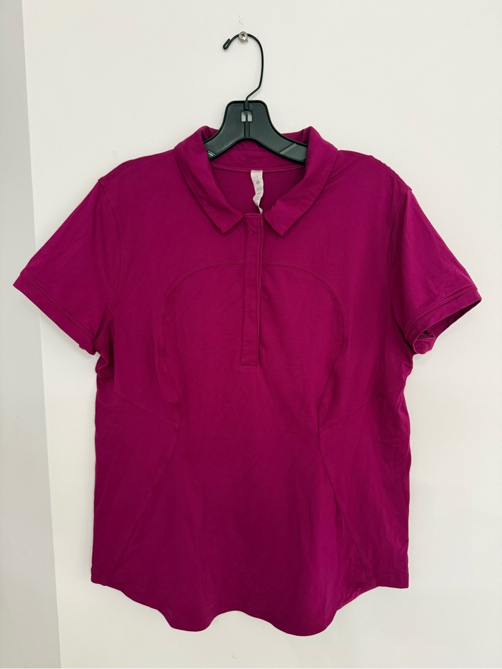 lululemon athletica Short-Sleeve Polo Top - Magenta